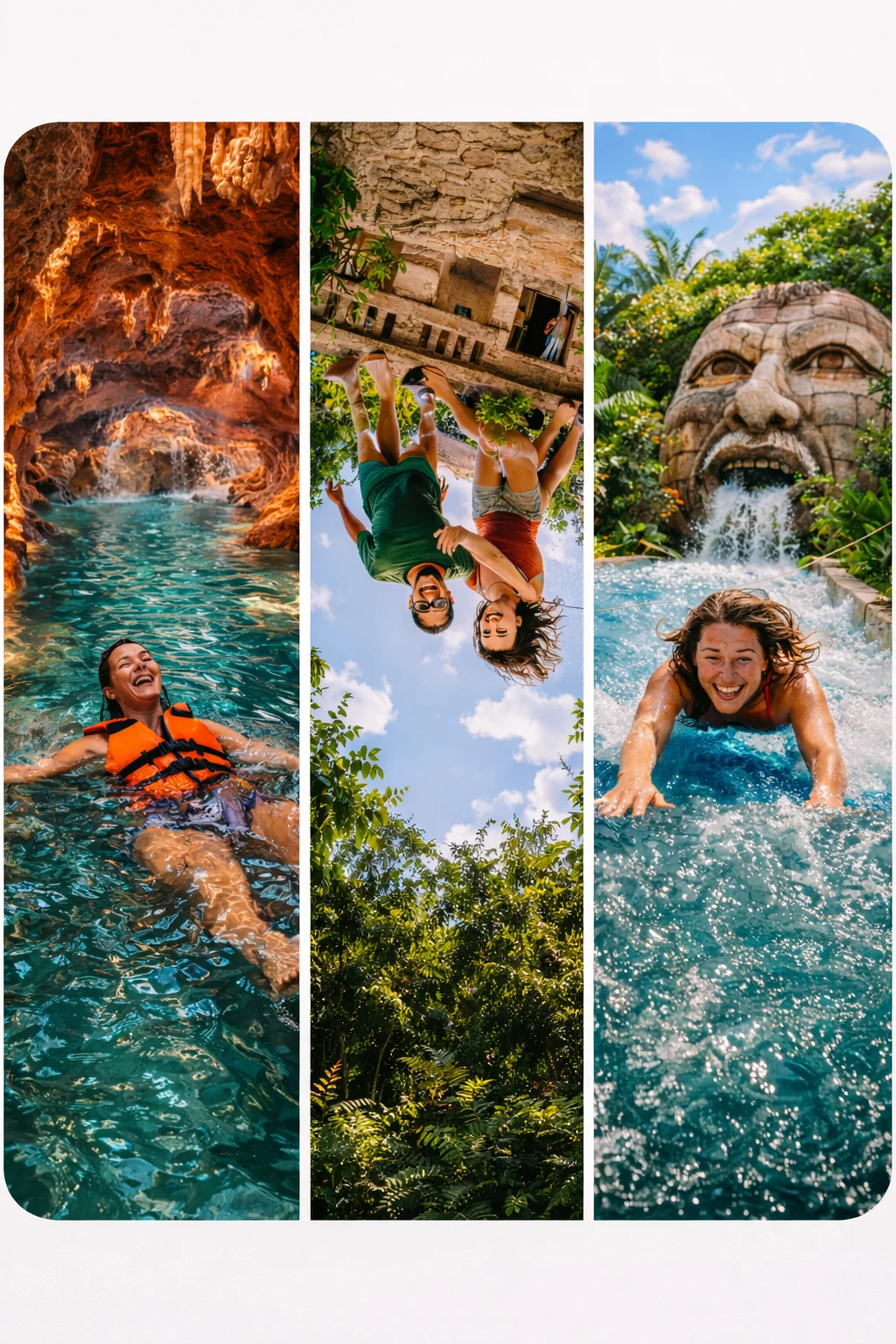 Playful sensory experience at Xenses Park in the Riviera Maya