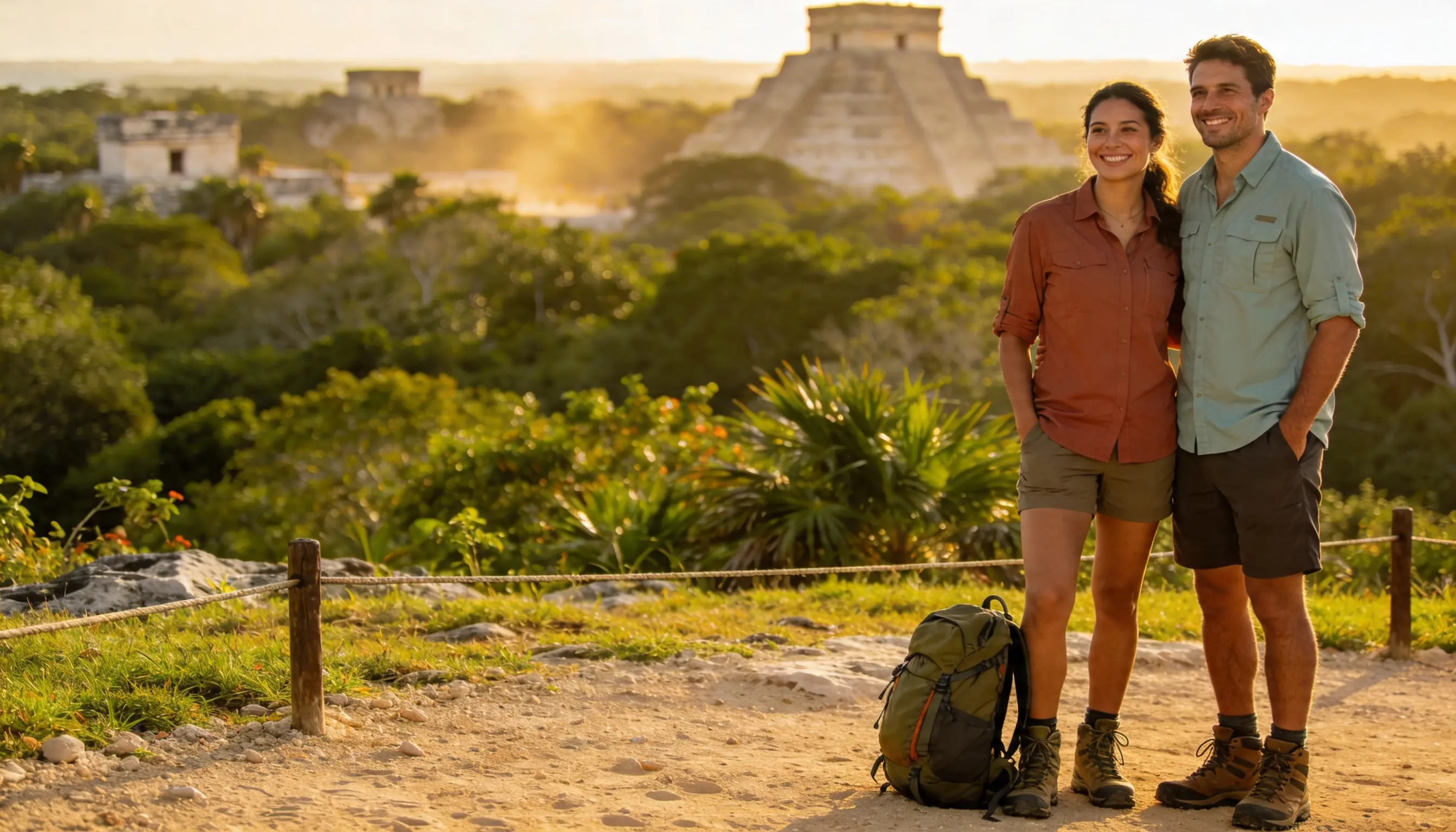 Independent inland exploring with a relaxed but active Riviera Maya adventure feel