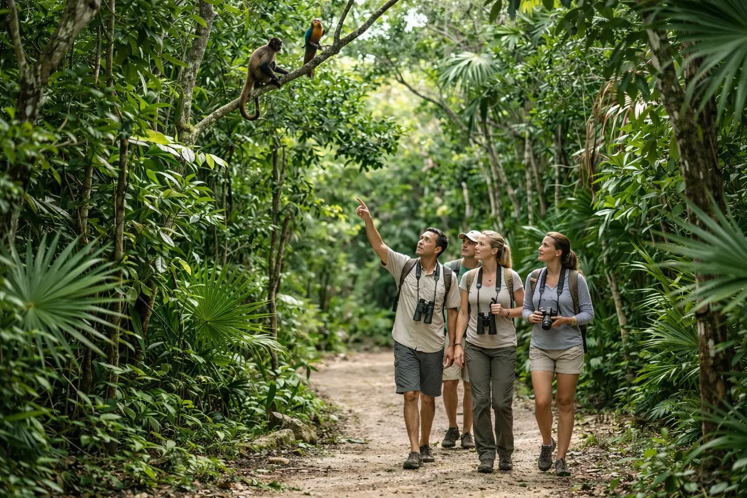 Nature and soft adventure outing in the Riviera Maya