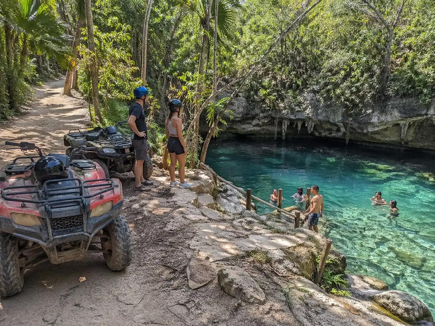 ATV, zipline, and cenote combo tour in the Riviera Maya