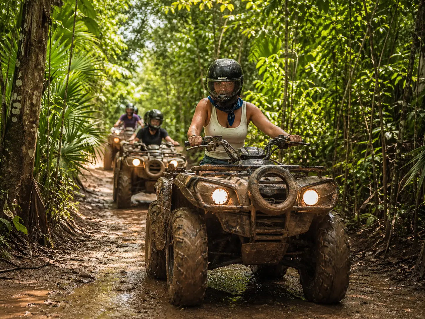 ATV jungle route near Playa del Carmen