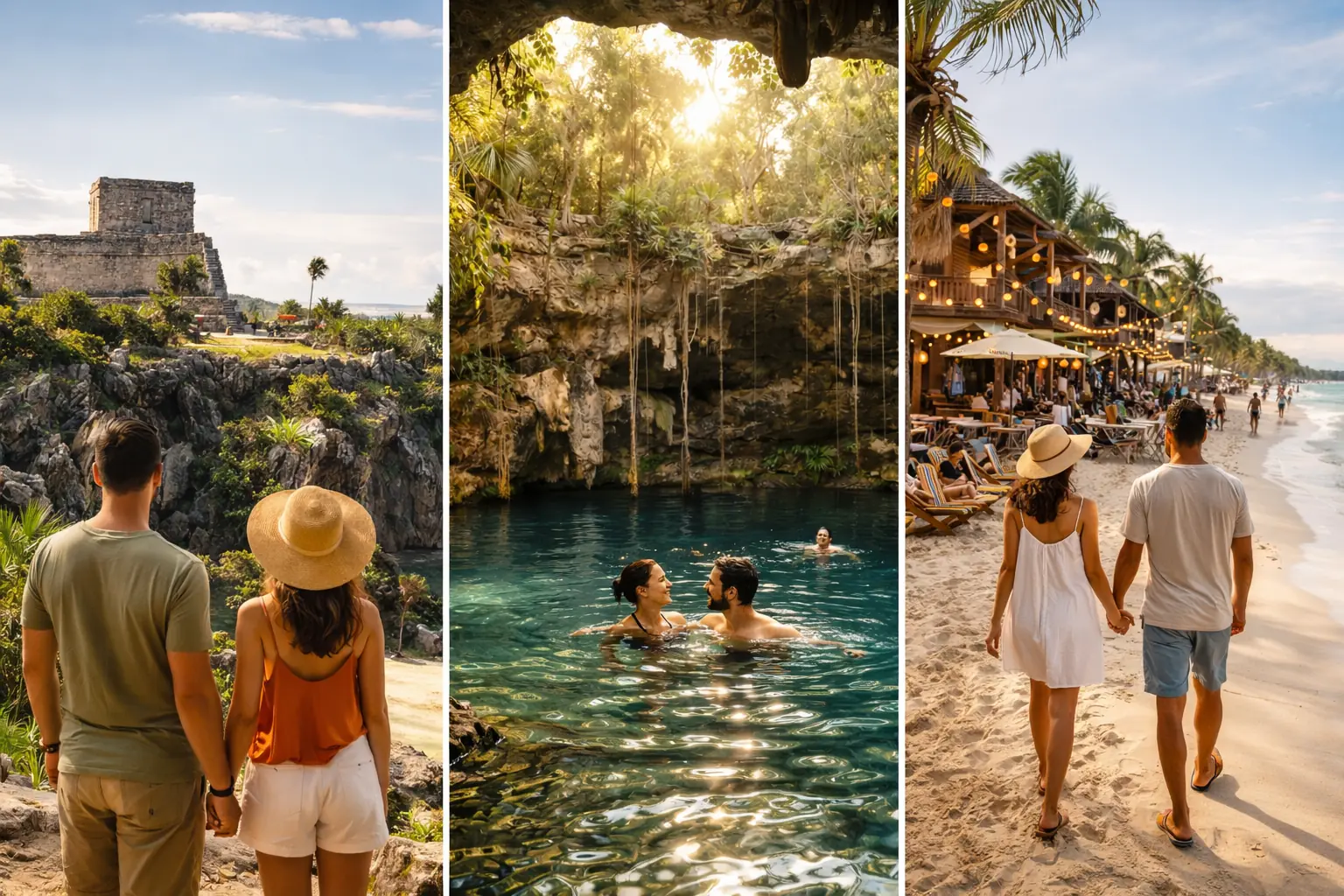 Cancun day trip to Tulum, cenote, and Playa del Carmen