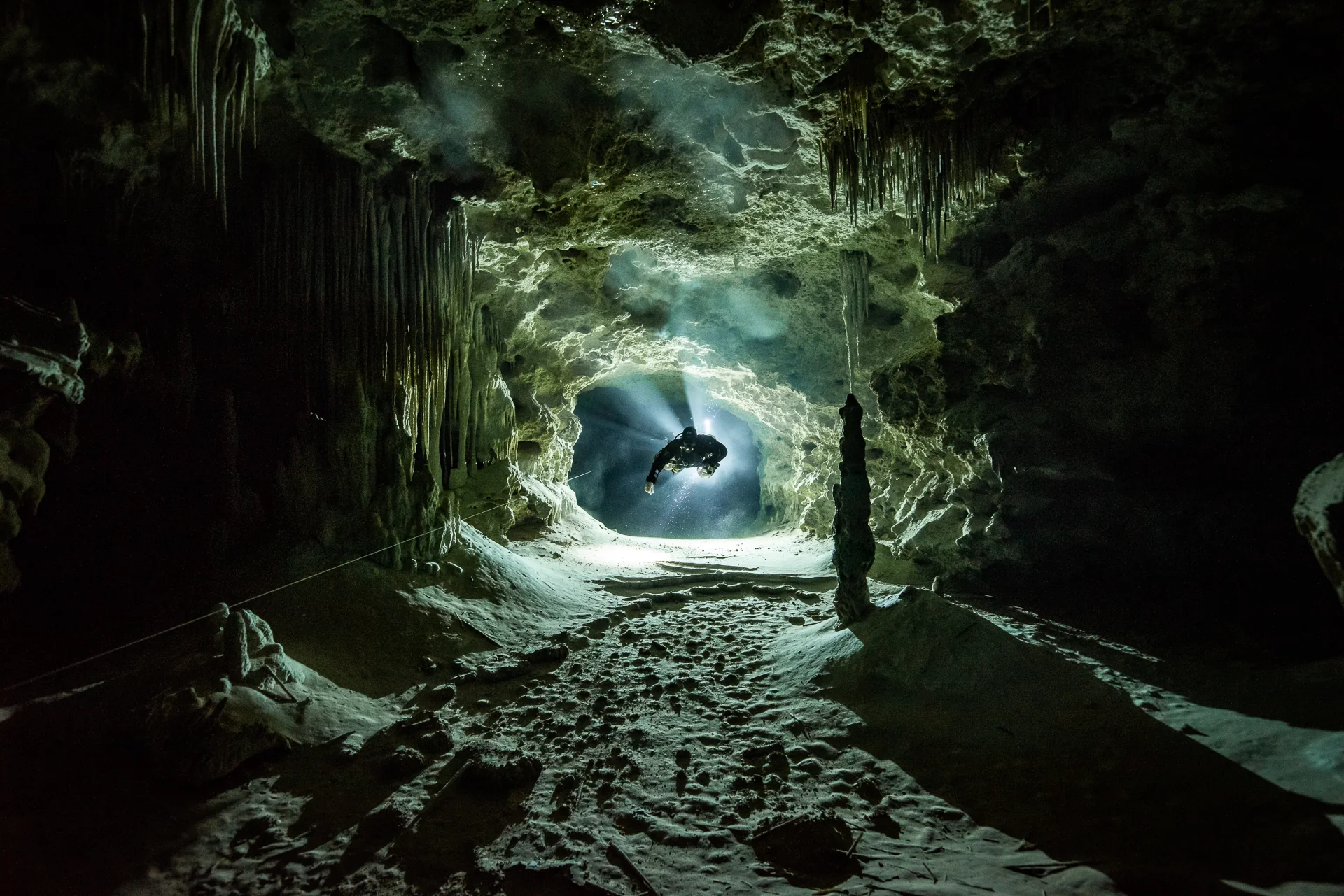 TDI Intro to Cave course in Playa del Carmen