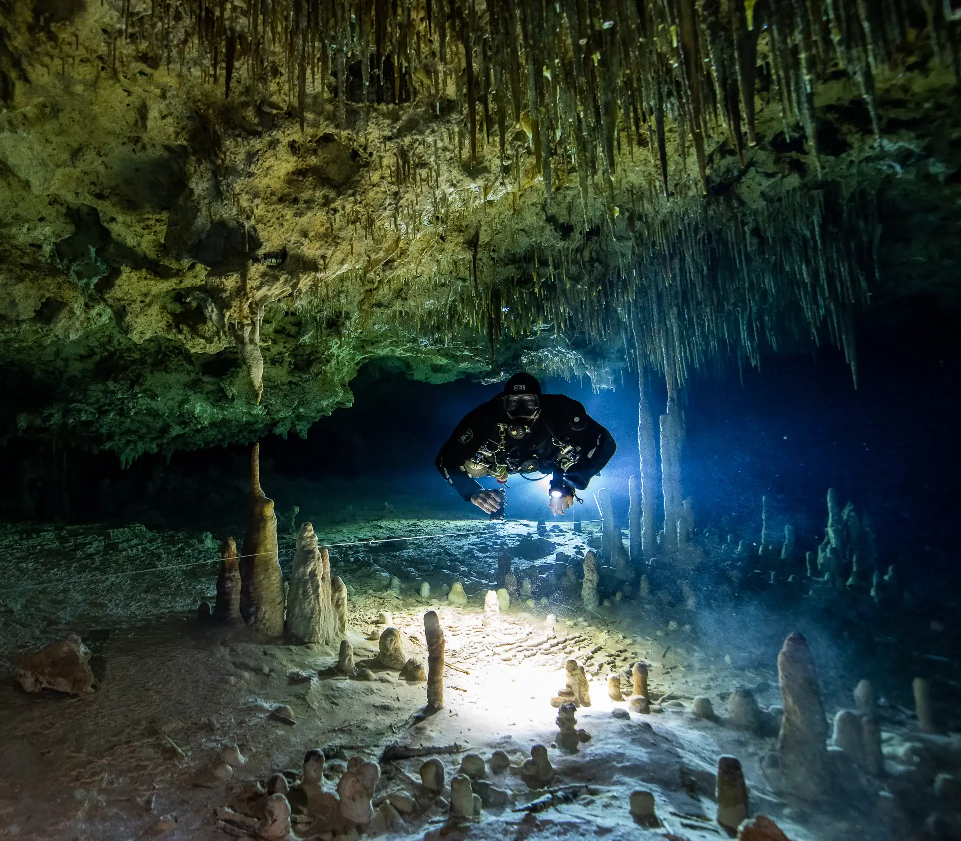 Full Cave Diver training with complex navigation and cave procedures