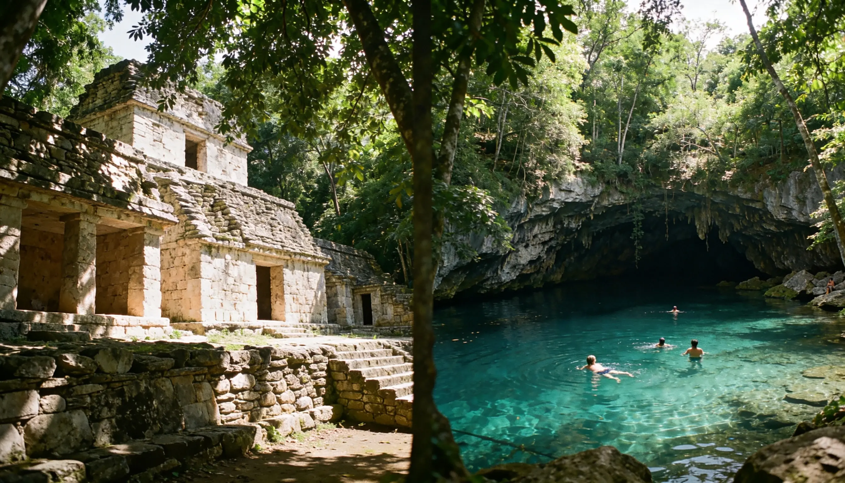 Coba and Chichen Itza ruins day with cenote swim