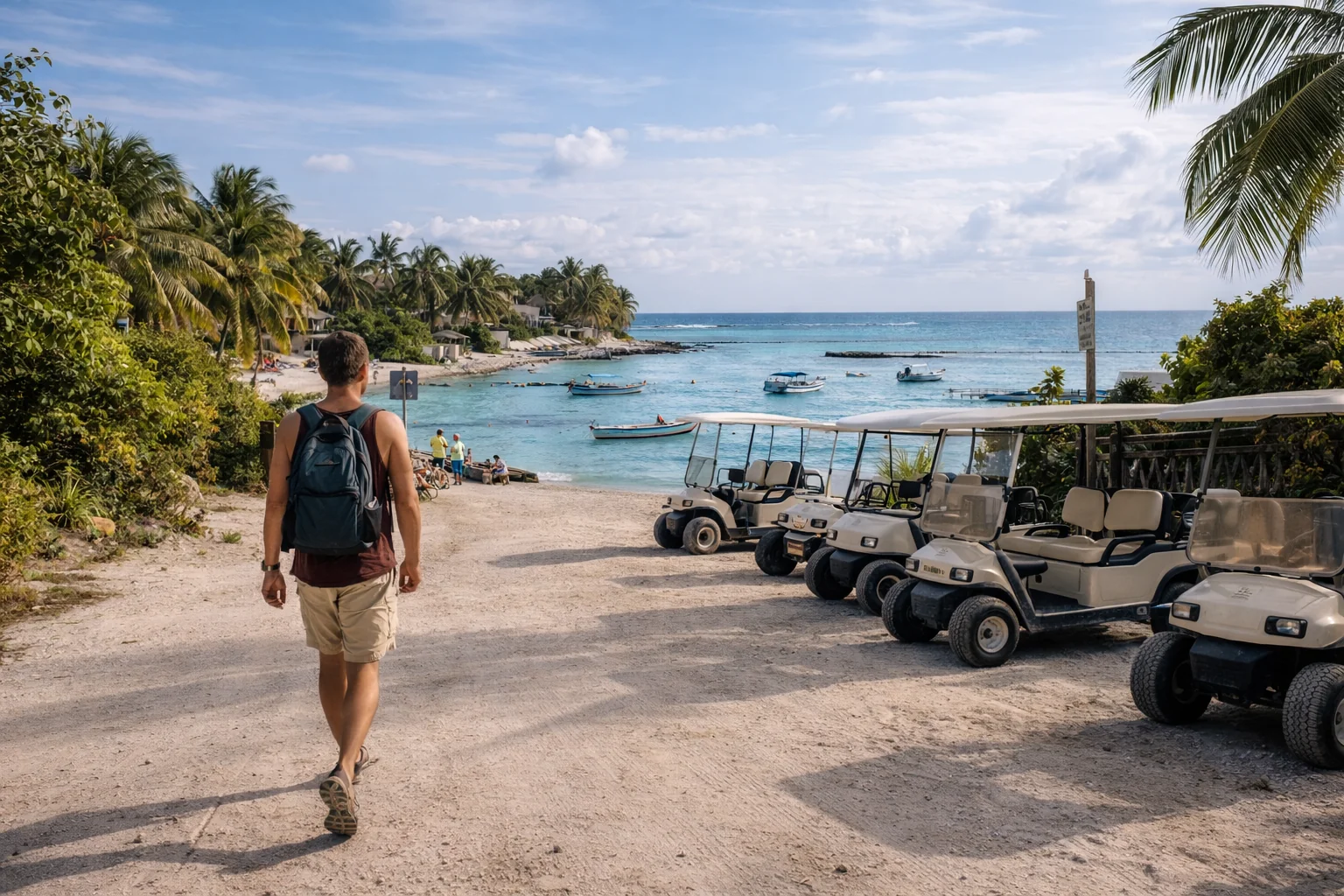 Practical coastal travel planning in Akumal