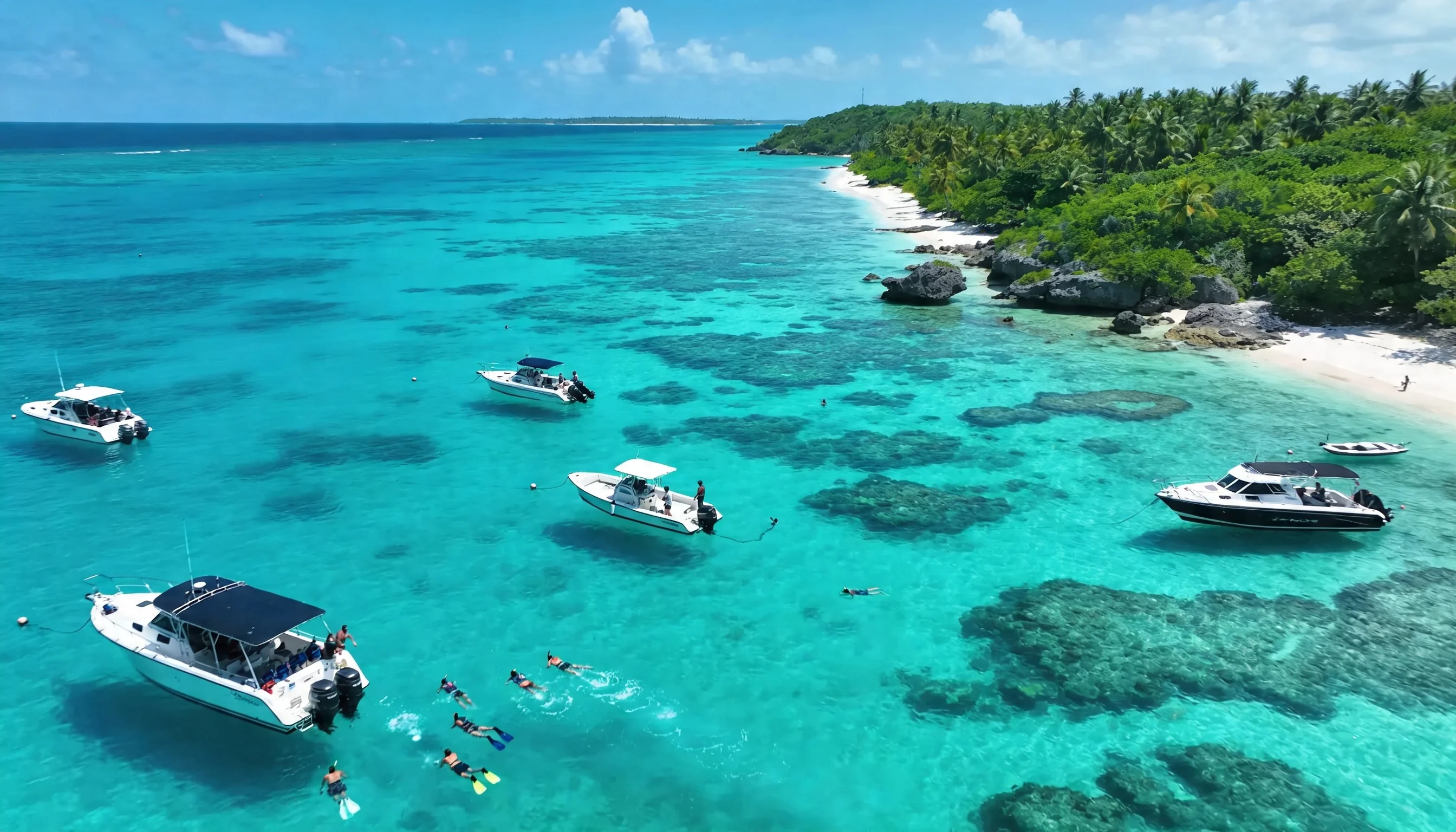 Cozumel as an island base for diving and water activities