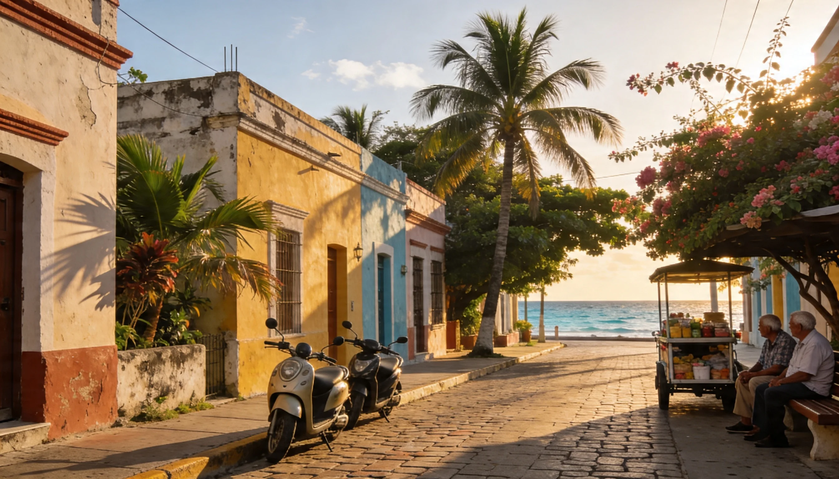 Calm island rhythm in Cozumel
