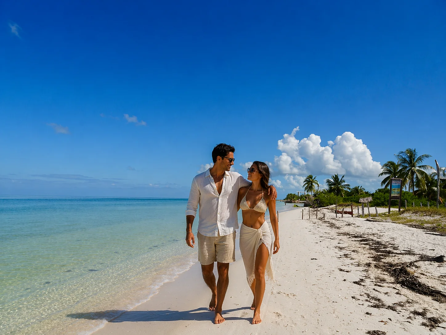 Slow island pace and beach rhythm in Holbox