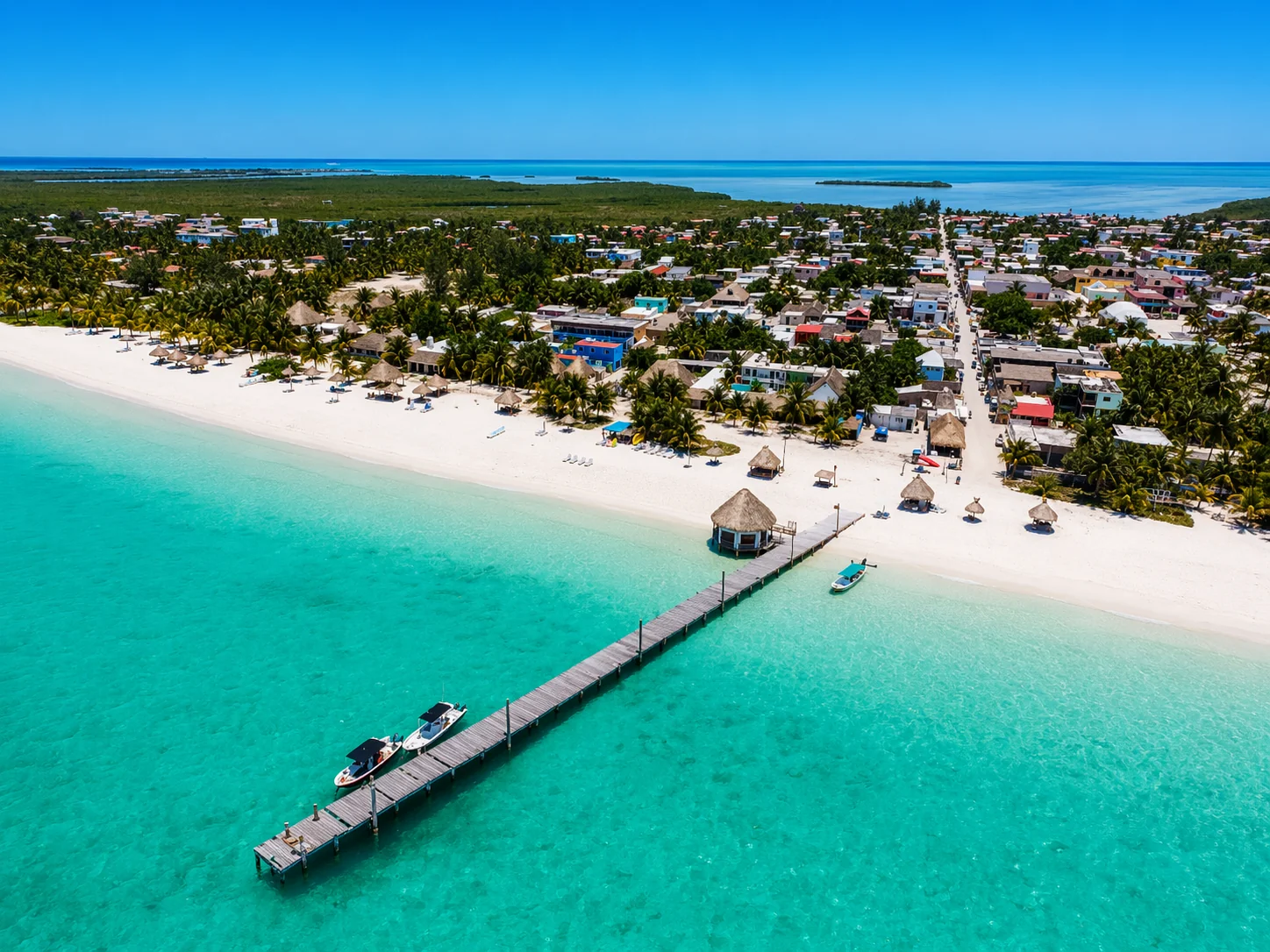 Holbox town atmosphere and slower island daily life