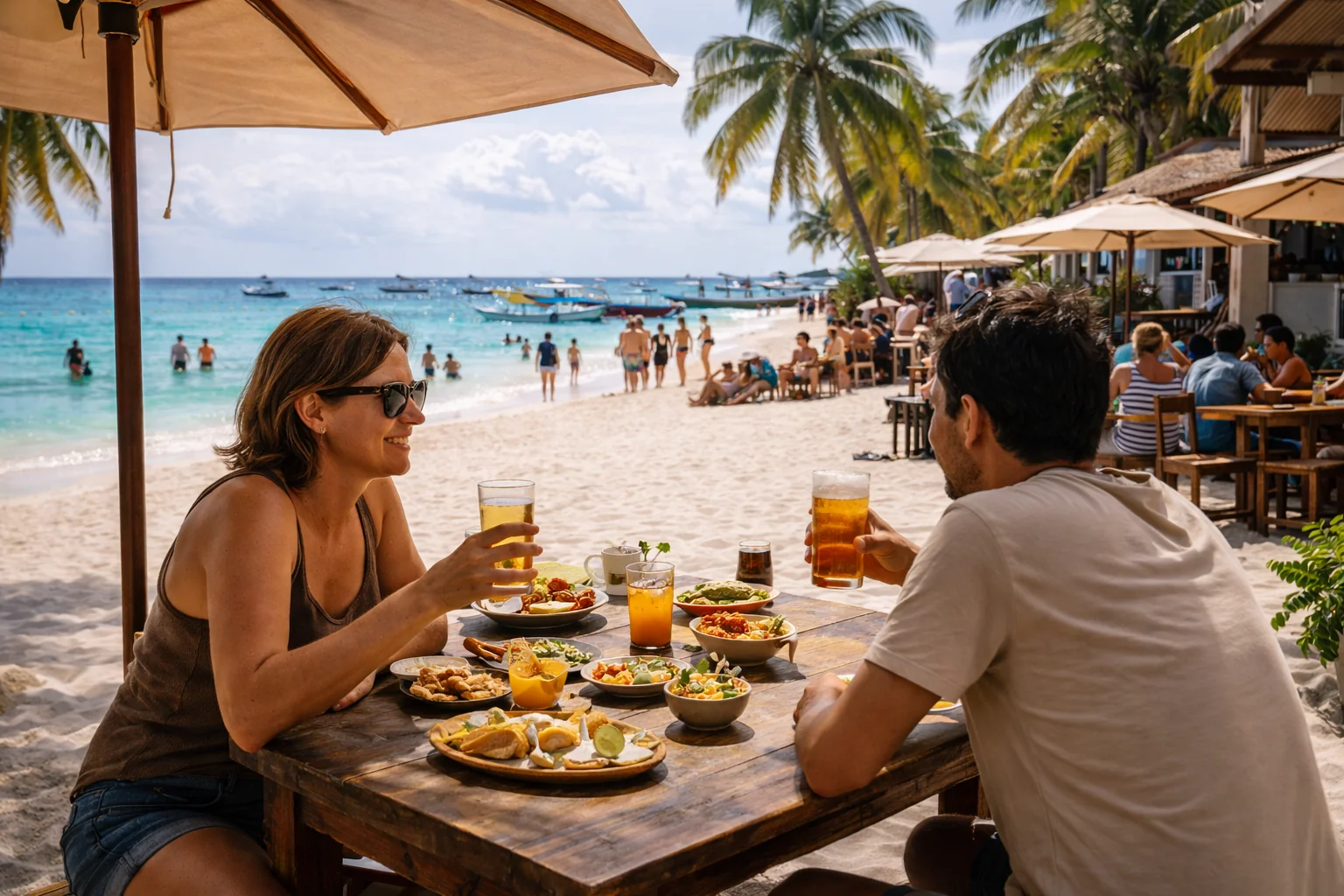 Relaxed beach-and-food rhythm in Playa del Carmen