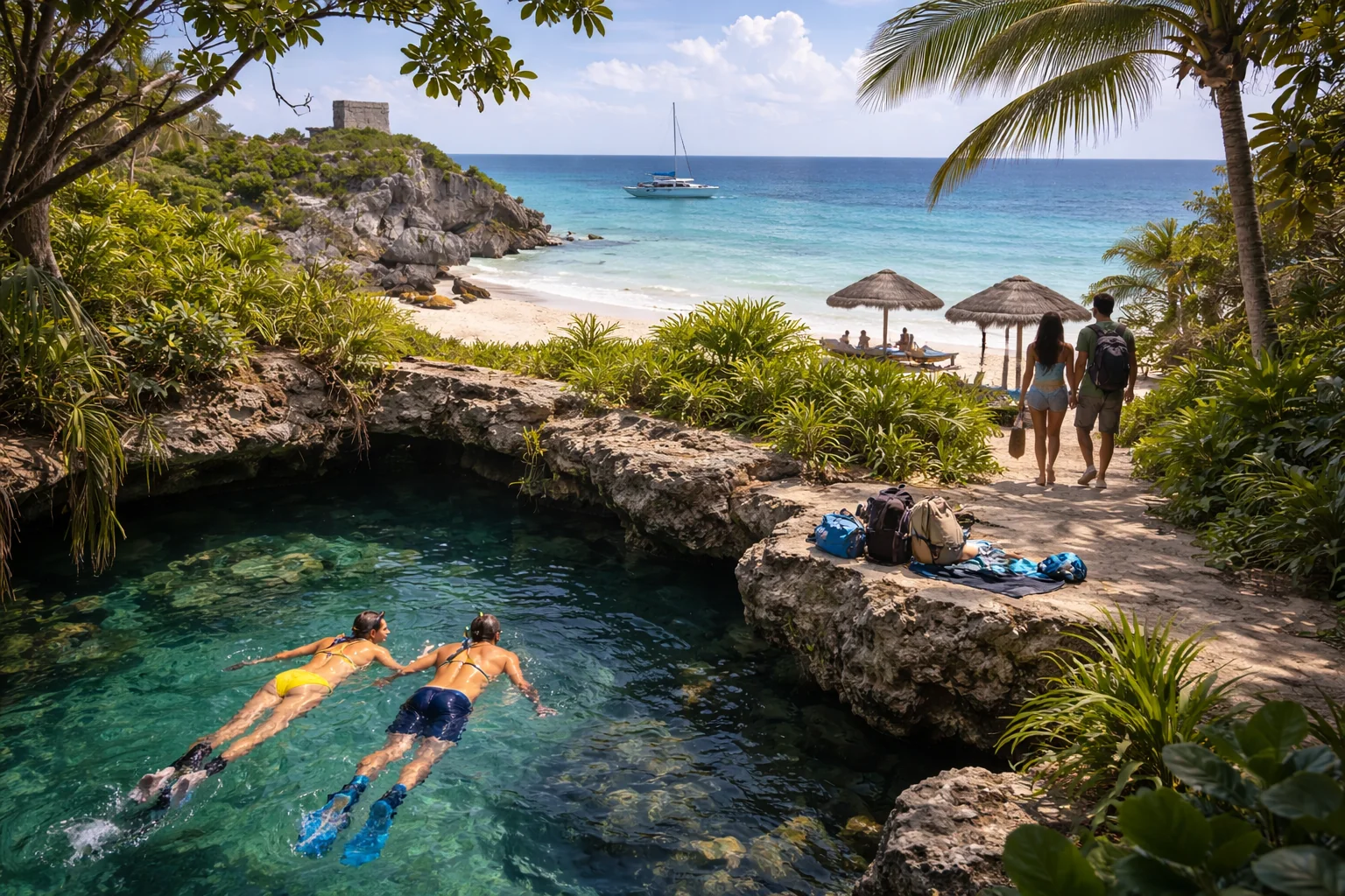 Overview of the Riviera Maya as a connected coastal region