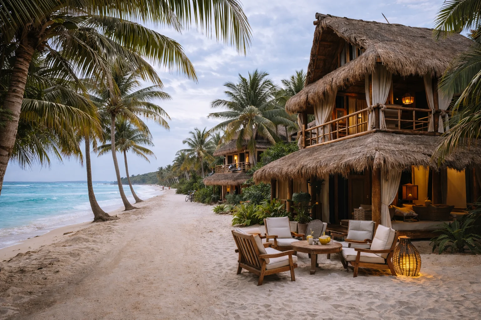 Atmospheric Tulum stay setting