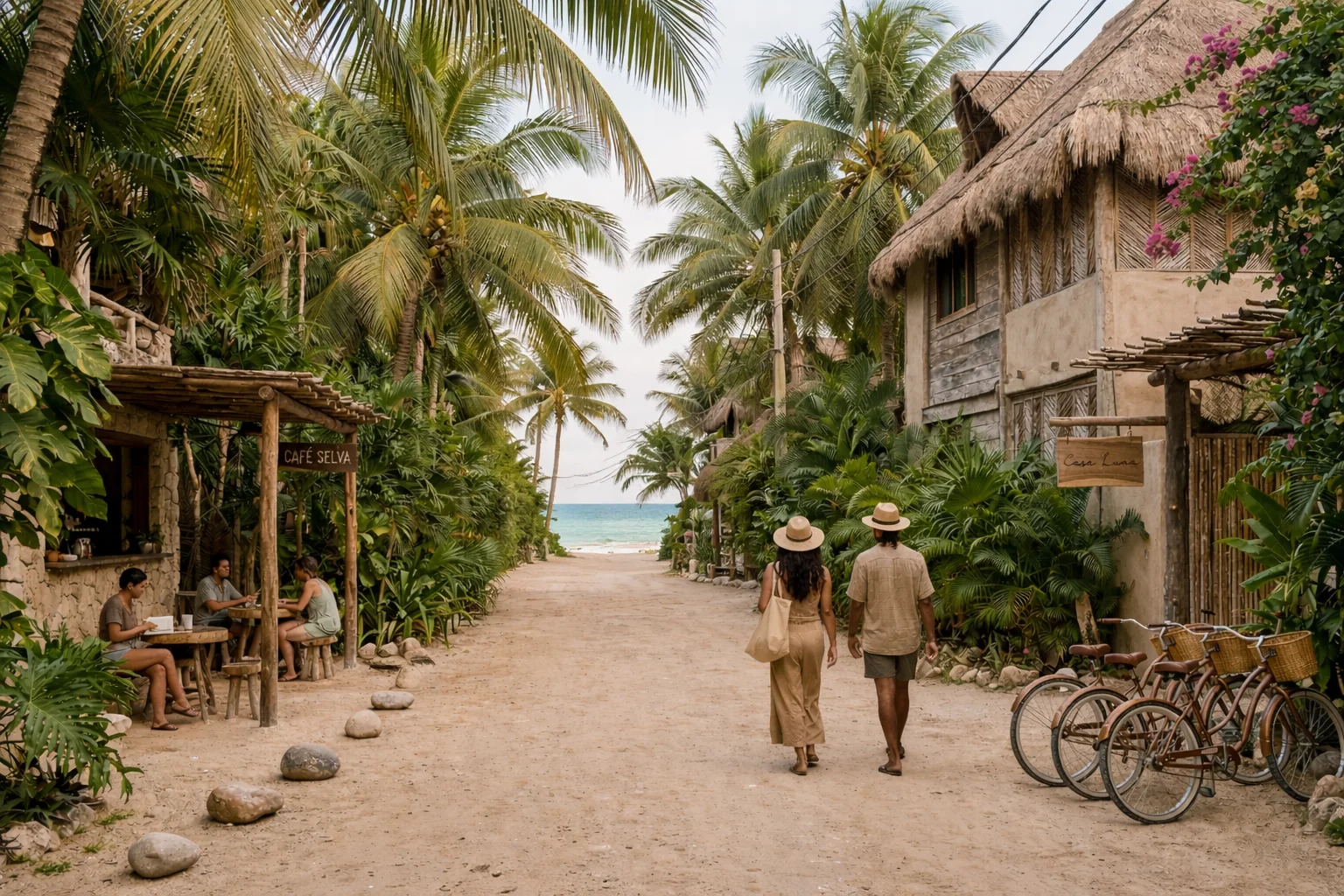 Spread-out Tulum setting with a strong sense of place