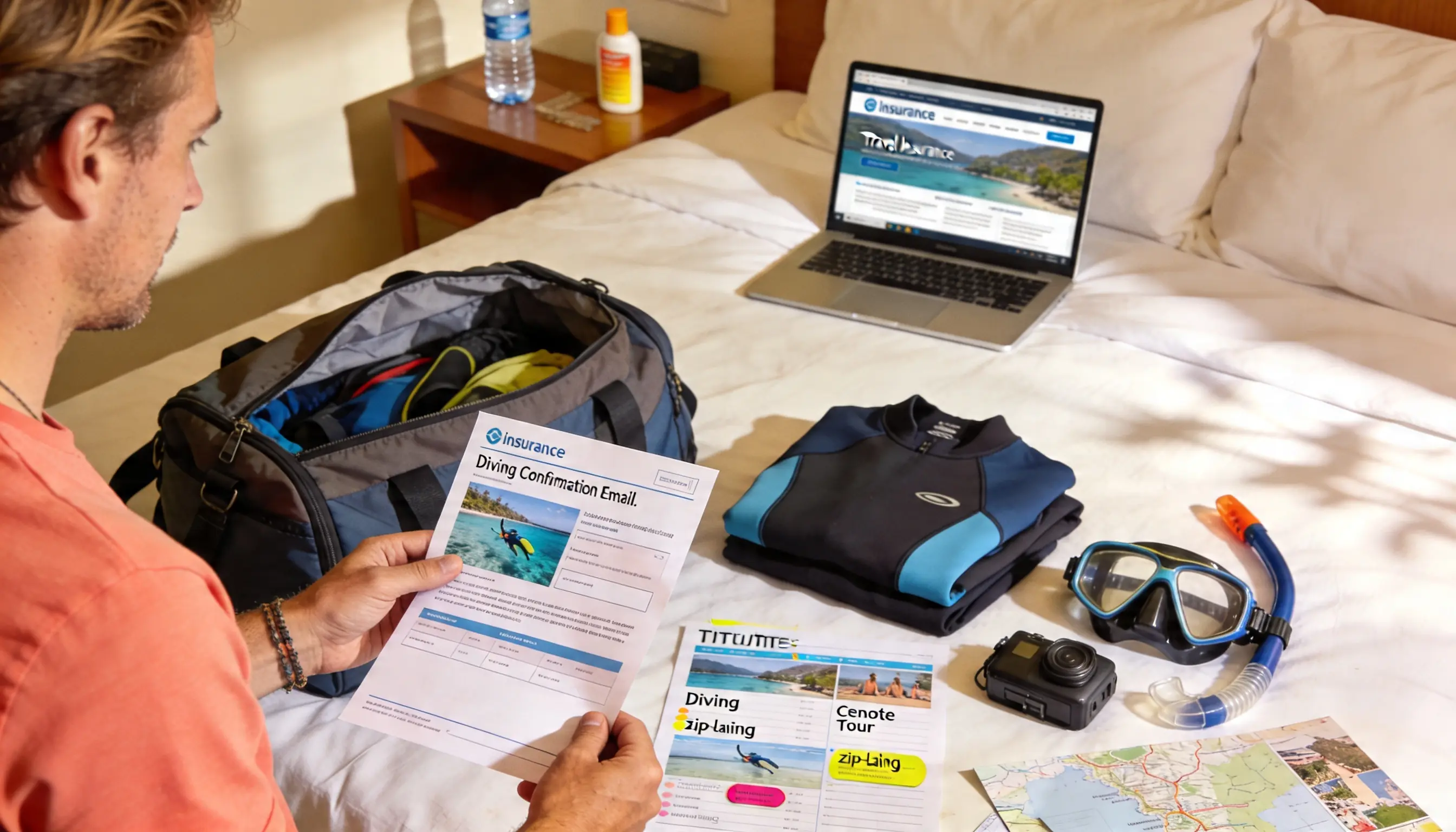 Activity-heavy Riviera Maya trip where insurance matters more